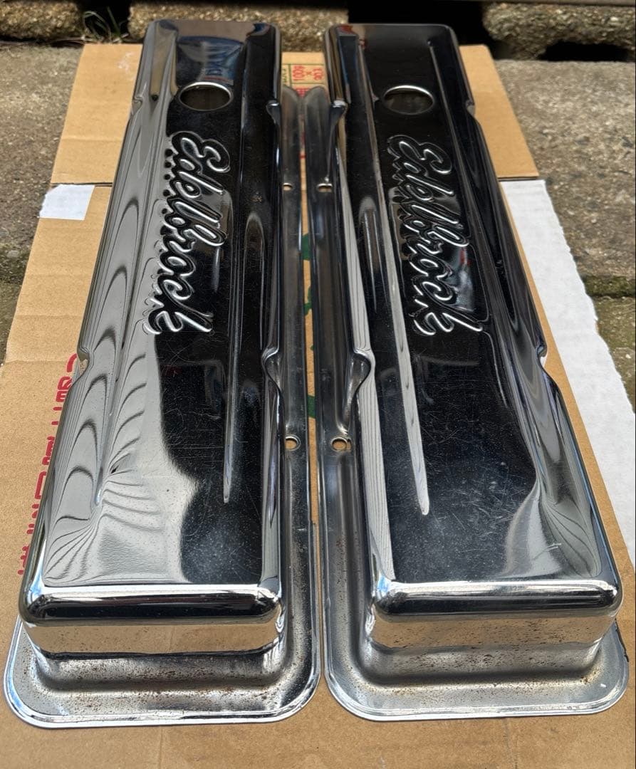 エーデルブロック バルブカバー ショート シボレー スモールブロック