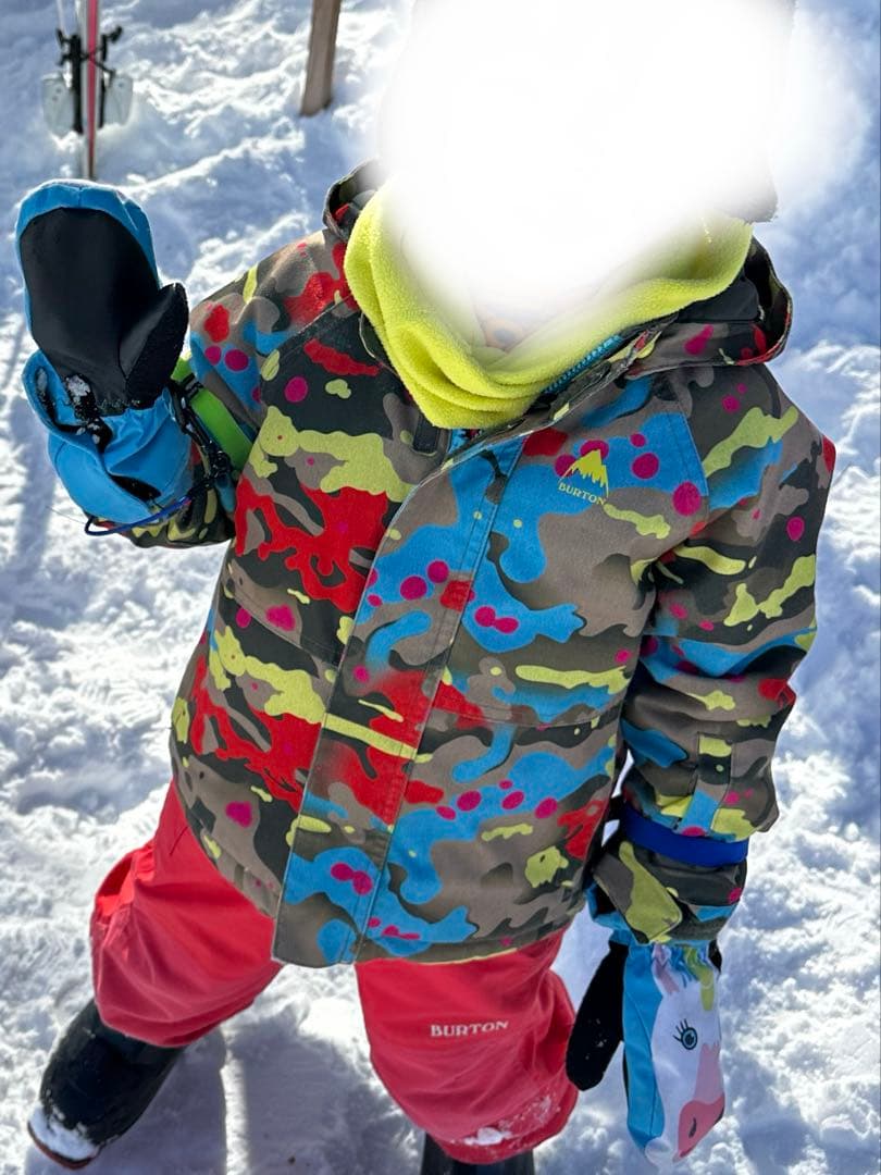 バートン迷彩スノーウェア　３Ｔ　４Ｔ　スキーウェア