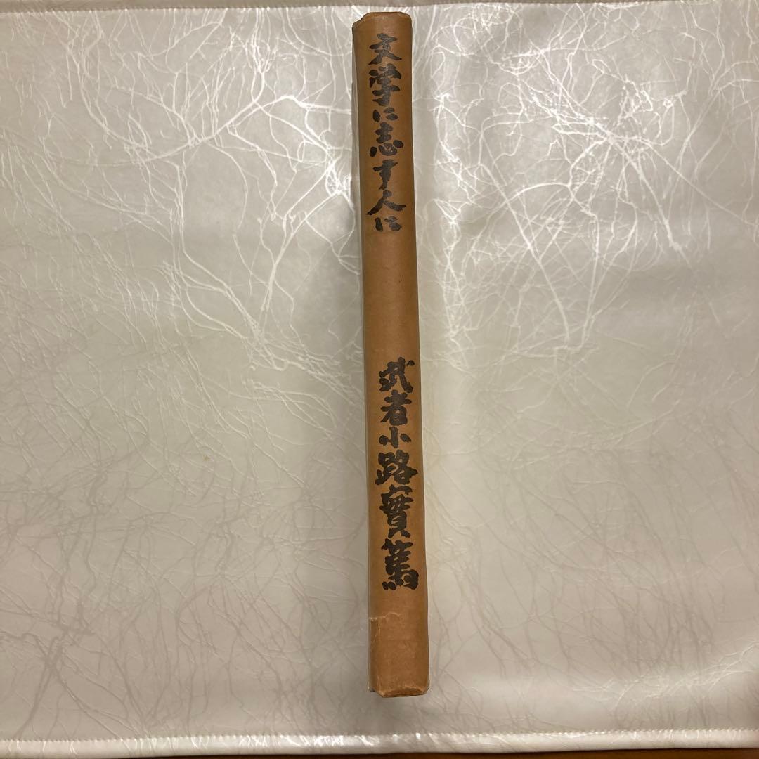 【古書】文學に志す人に　武者小路實篤