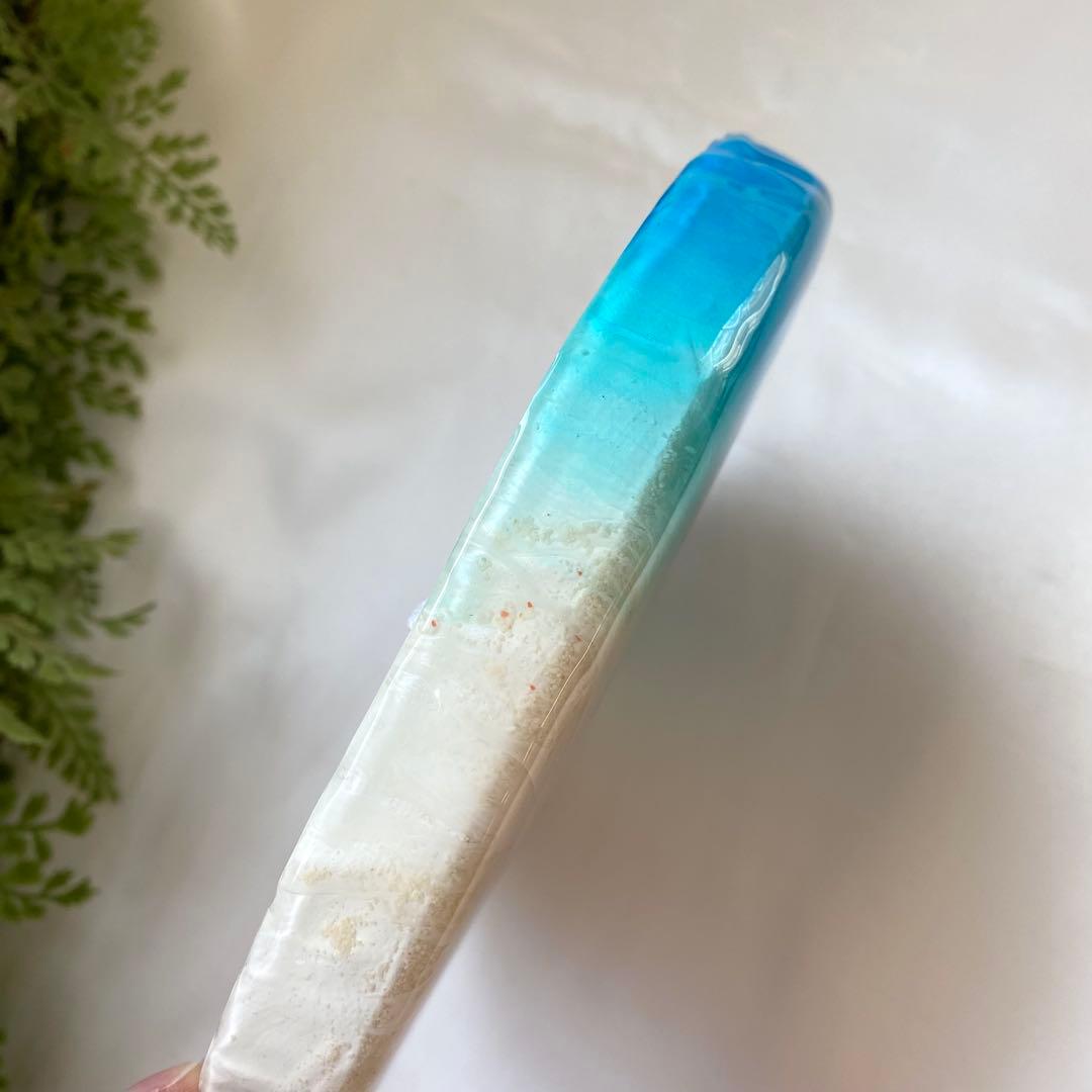 レジンアート　丸型　海アート　オーシャンアート