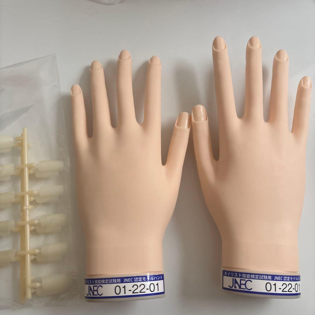 JNEC認定モデルハンド　両手　未開封付属チップ付き