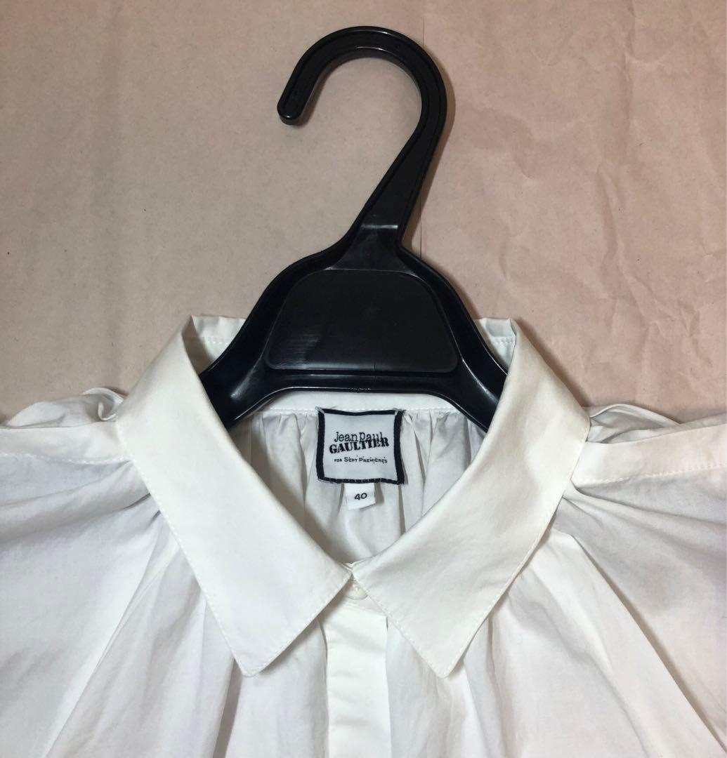 Jean Paul Gaultier　ハイショルダー変形ブラウス