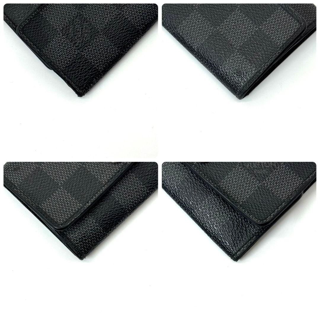 良品 ルイヴィトン ダミエグラフィット ミュルティクレ6 キーケース 鍵 6連