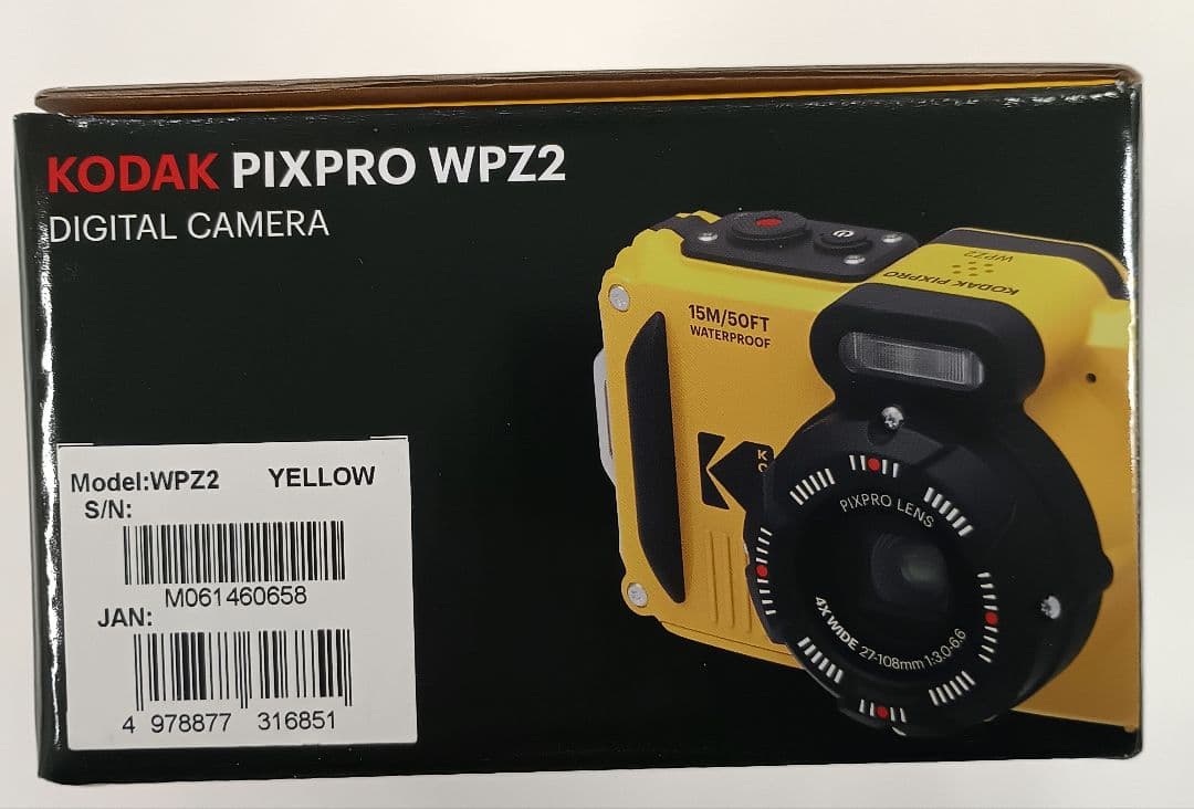 KODAK PIXPRO WPZ2 デジタルカメラ イエロー