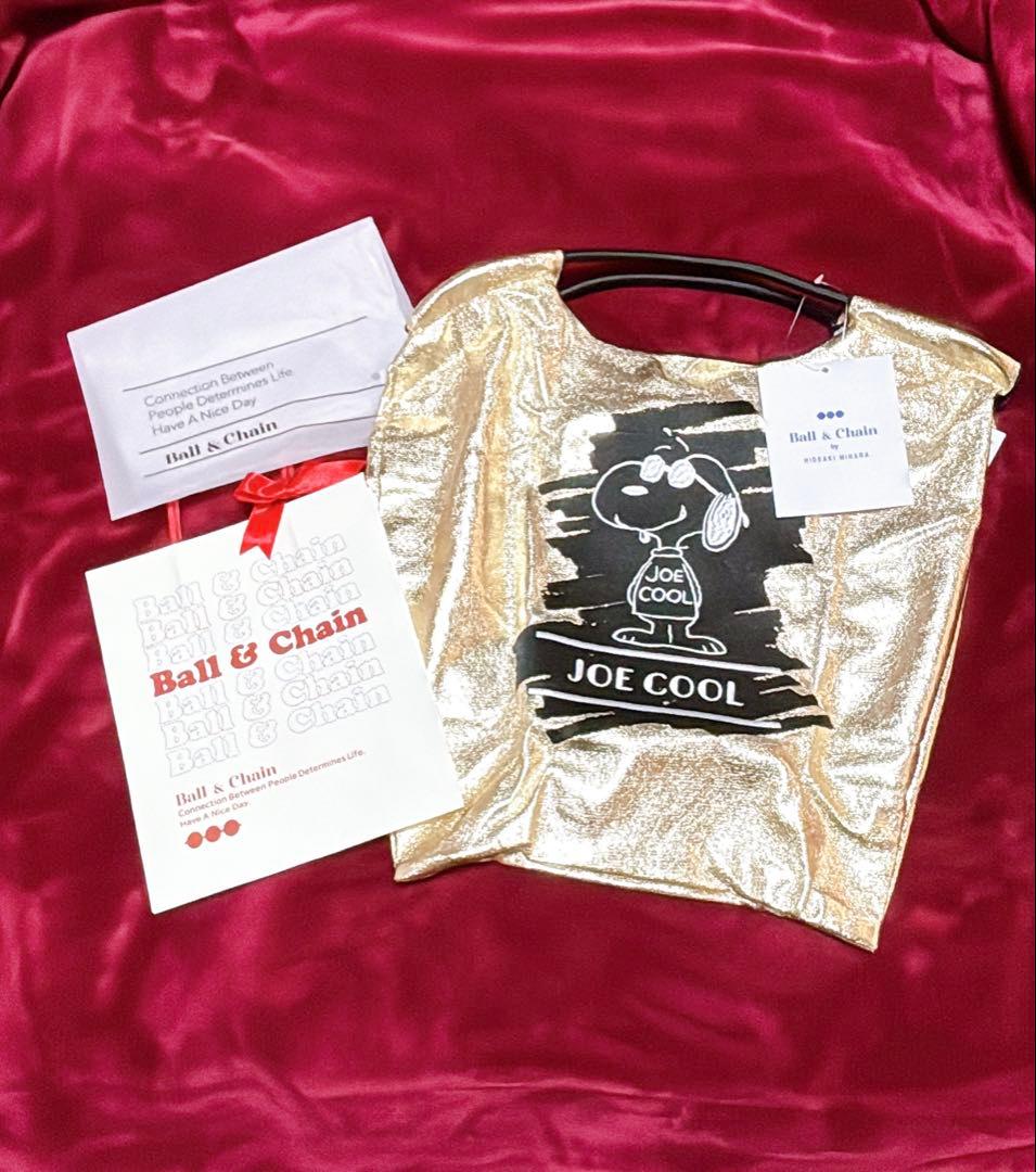 【正規品】⭐︎名古屋限定⭐︎ボールアンドチェーン スヌーピー　サイズM ゴールド