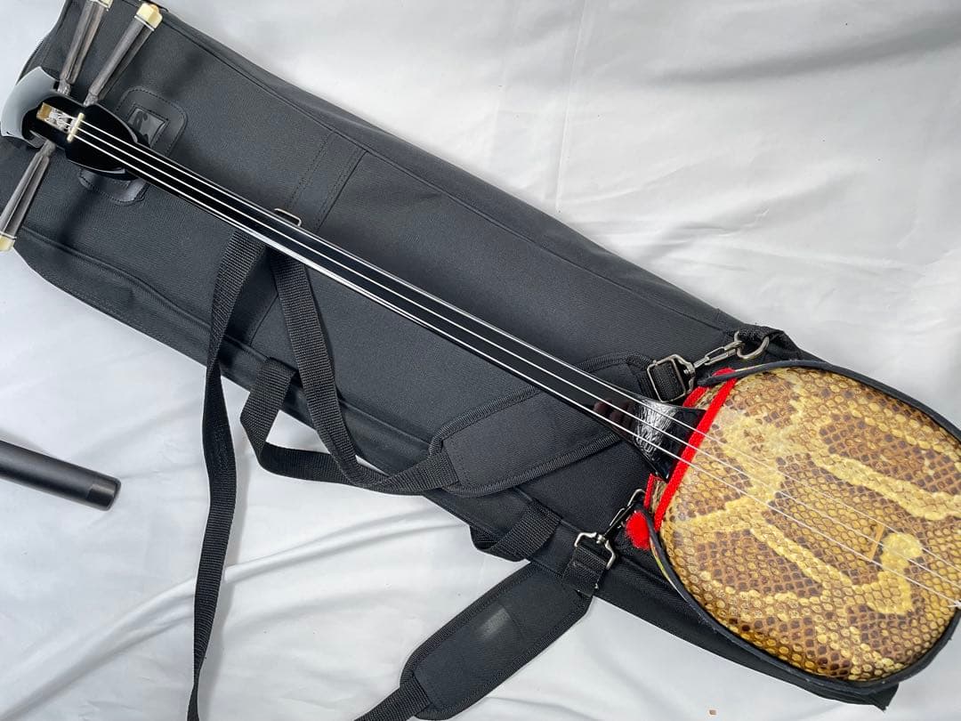 沖縄三線 強化張り・蛇皮二重張り