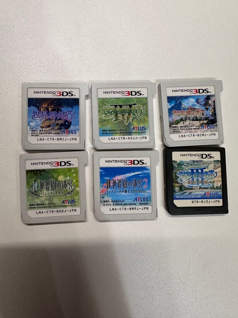 世界樹の迷宮　ソフト6本セット