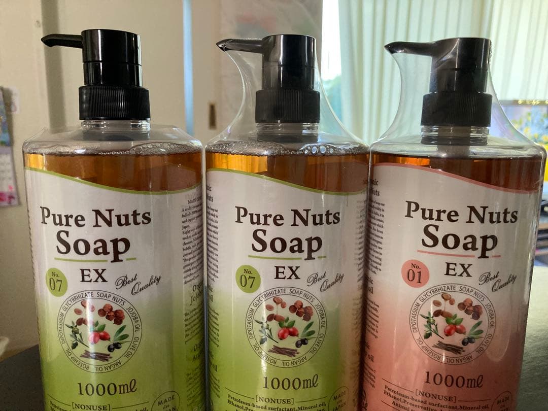 Pure Nuts Soap EX 1000ml 3本セット