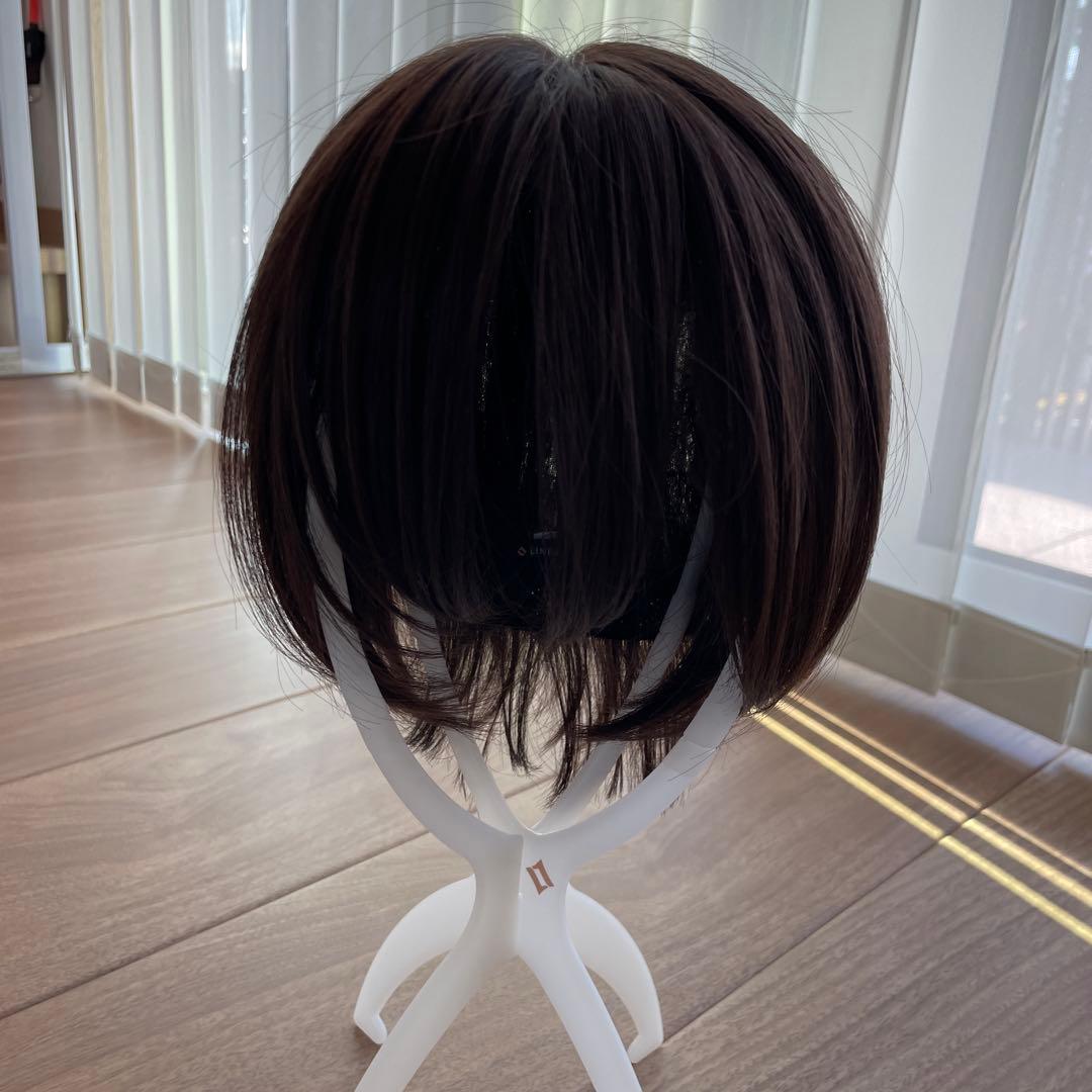 週末限定値下げ　リネアストリア　天使のレースフロントショート　チョコブラウン