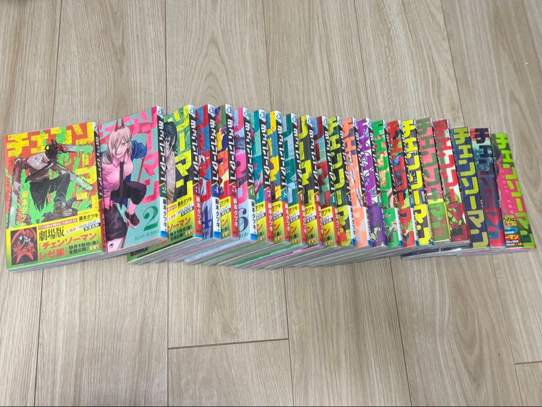 E*a様 【全巻セット】チェンソーマン１巻〜22巻 透明ブックカバー付き