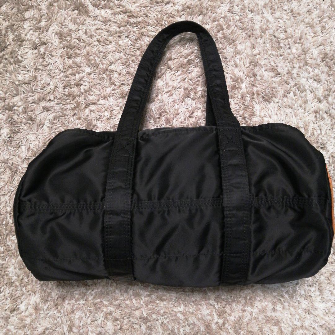 【美品】PORTER ポーター タンカー ミニボストンバッグ 黒 ナイロン バッ