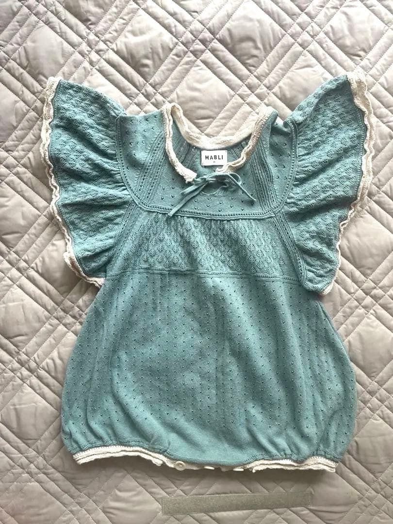 Mabliニットロンパース　2y