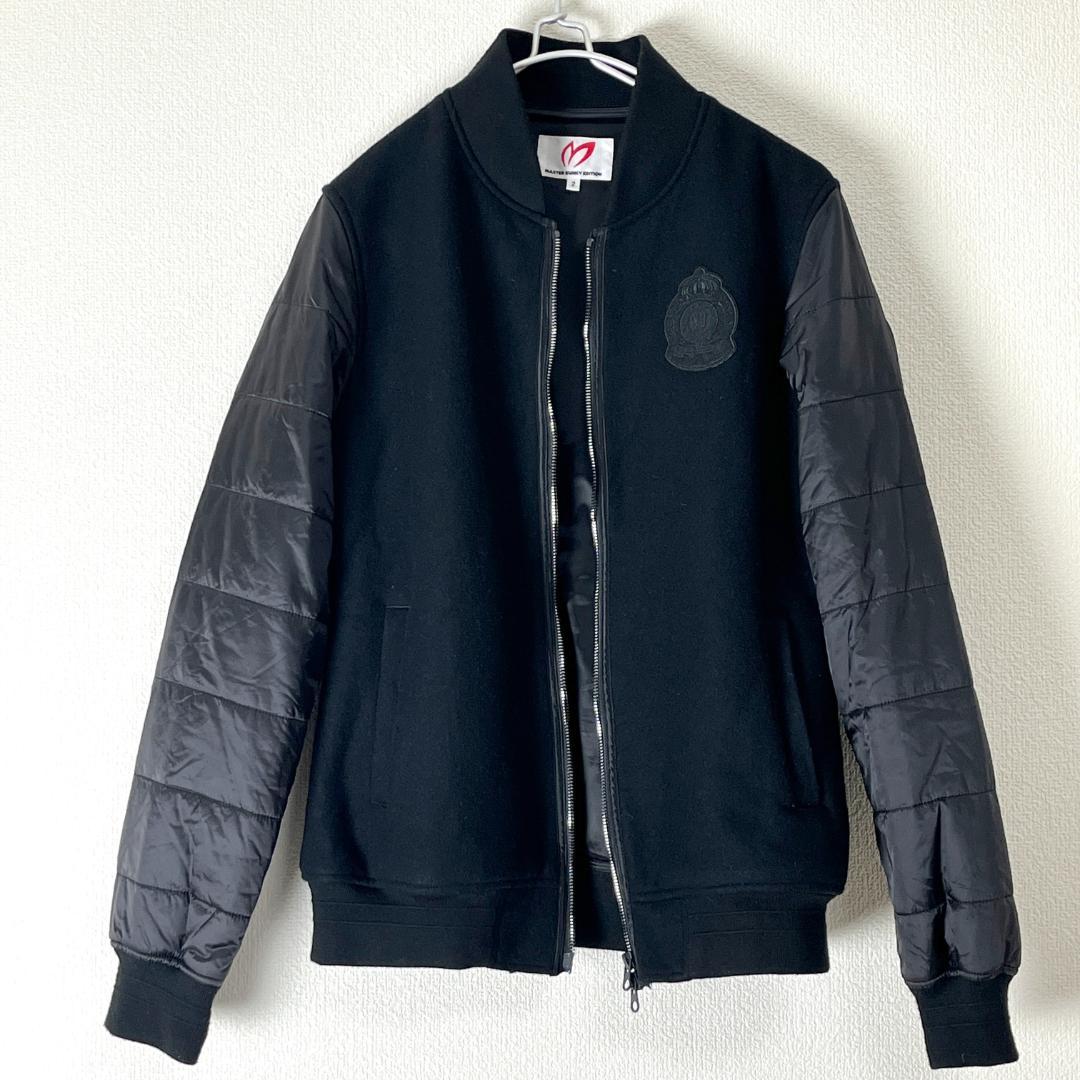 マスターバニーエディション 2 キルティング ニット MA-1 ブルゾン 黒