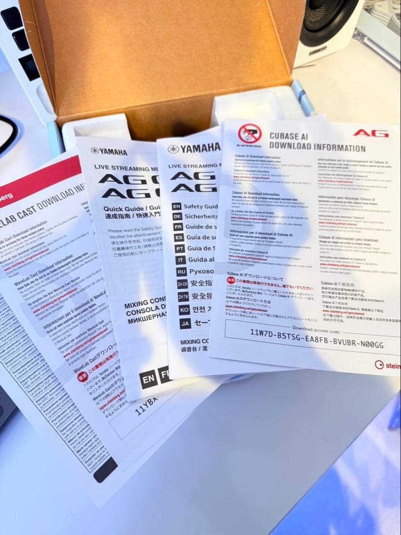【極美品】YAMAHA AG06 MK2 オーディオインターフェイス