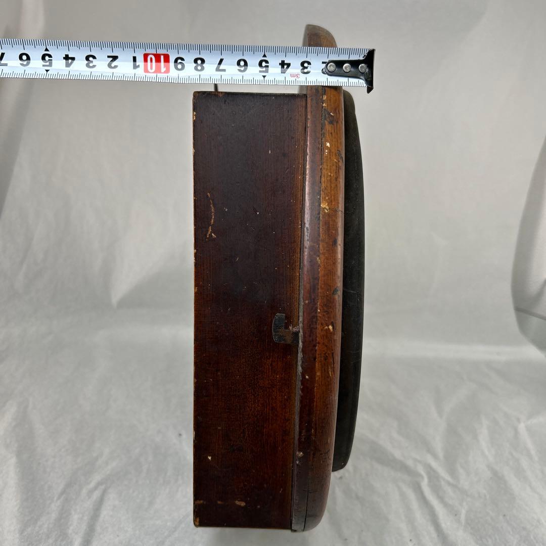 D古い　ラーヂ　 掛け時計 日本製　古時計　現状品　インテリア飾りに