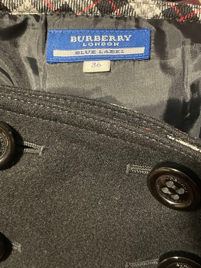 p*☆様 Burberry Bluelabelミニスカート