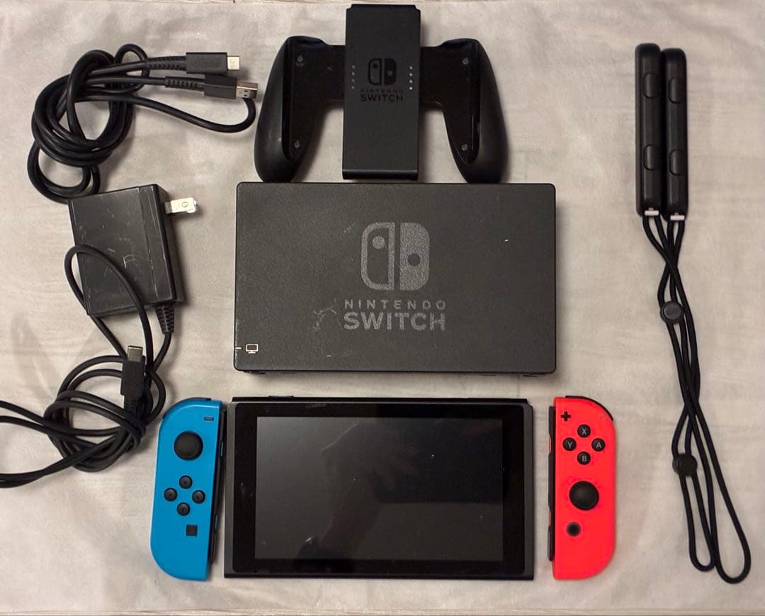 Nintendo Switch 本体 ネオンブルー/レッド 箱あり 中古