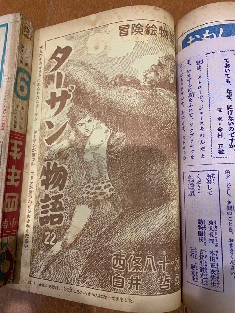 小学3年生 小学4年生　山川惣治 鈴木御水　こうもり小太郎