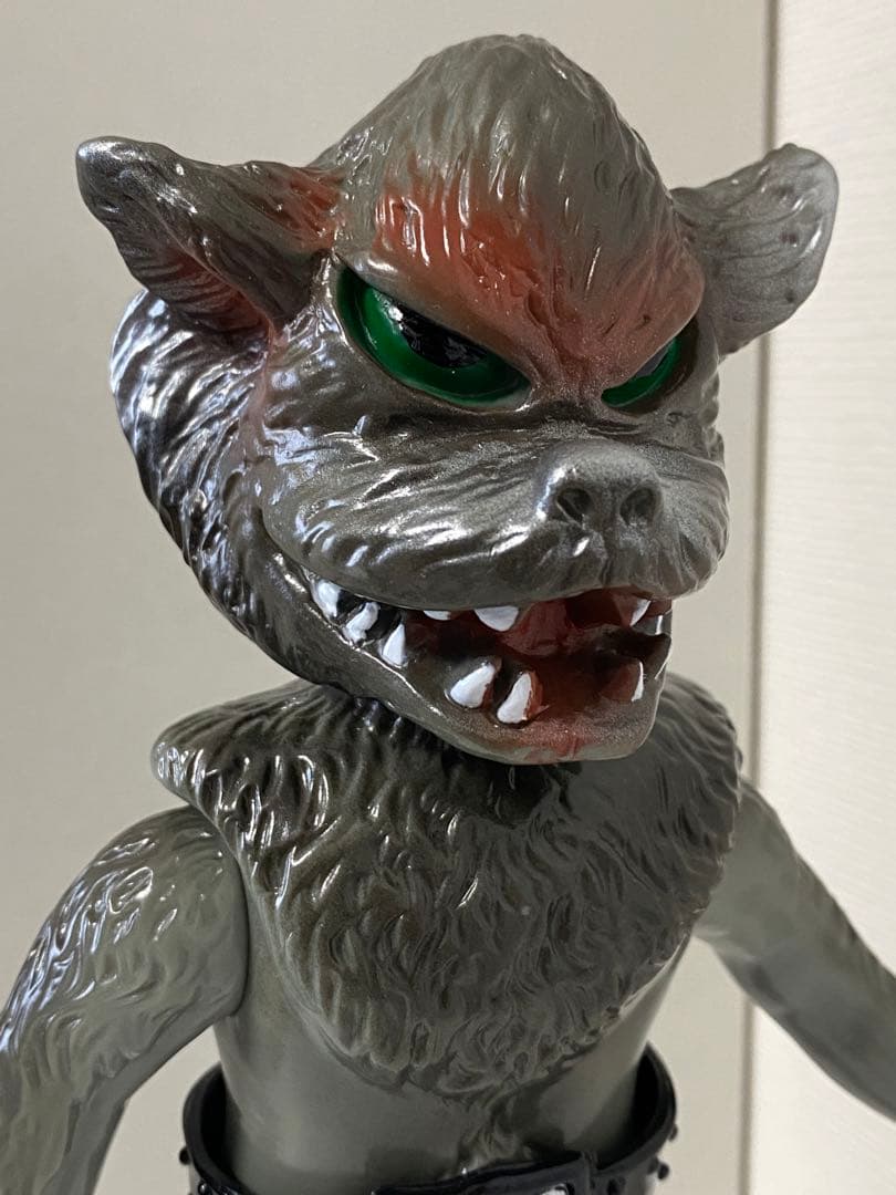 仮面ライダー/ソフビ/ユニファイブ/人形/レトロ/怪人/オオカミ男/フィギュア