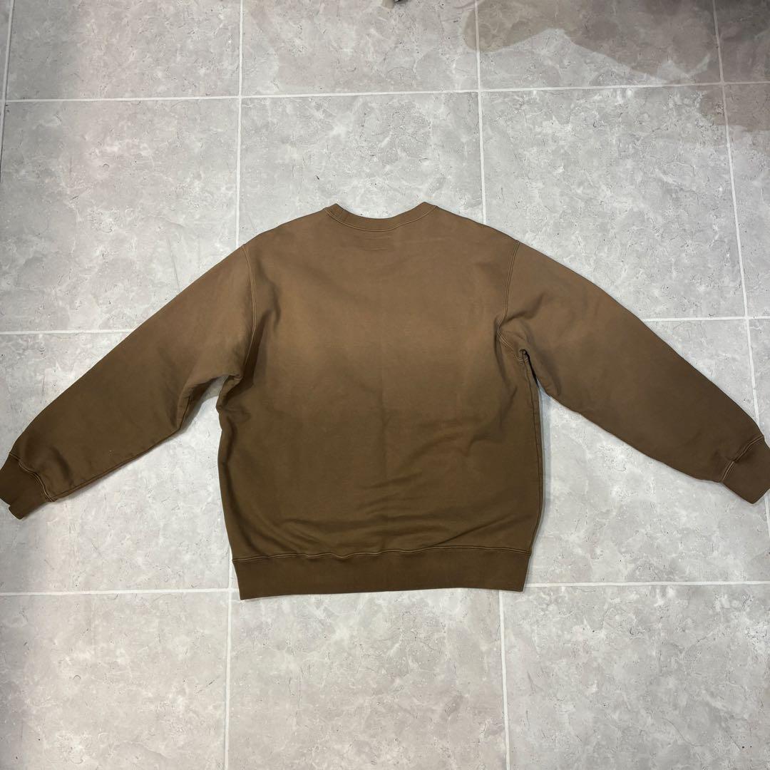 Supreme シュプリーム　19SS ブラウン 肉厚スウェット　クルーネック