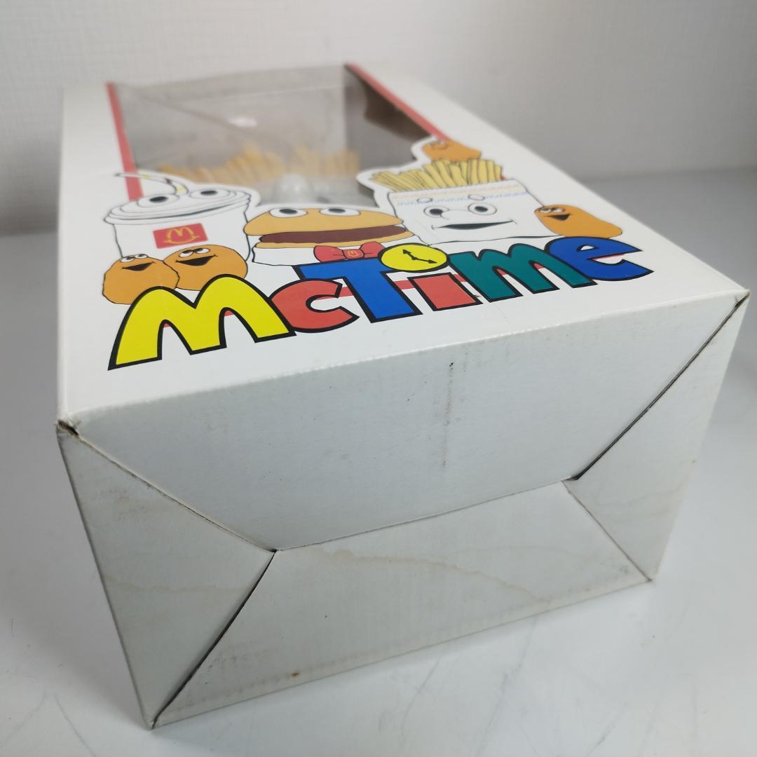 マクドナルド MCタイム 貯金箱 時計 ポテト マックシェイク 新品 IA2T