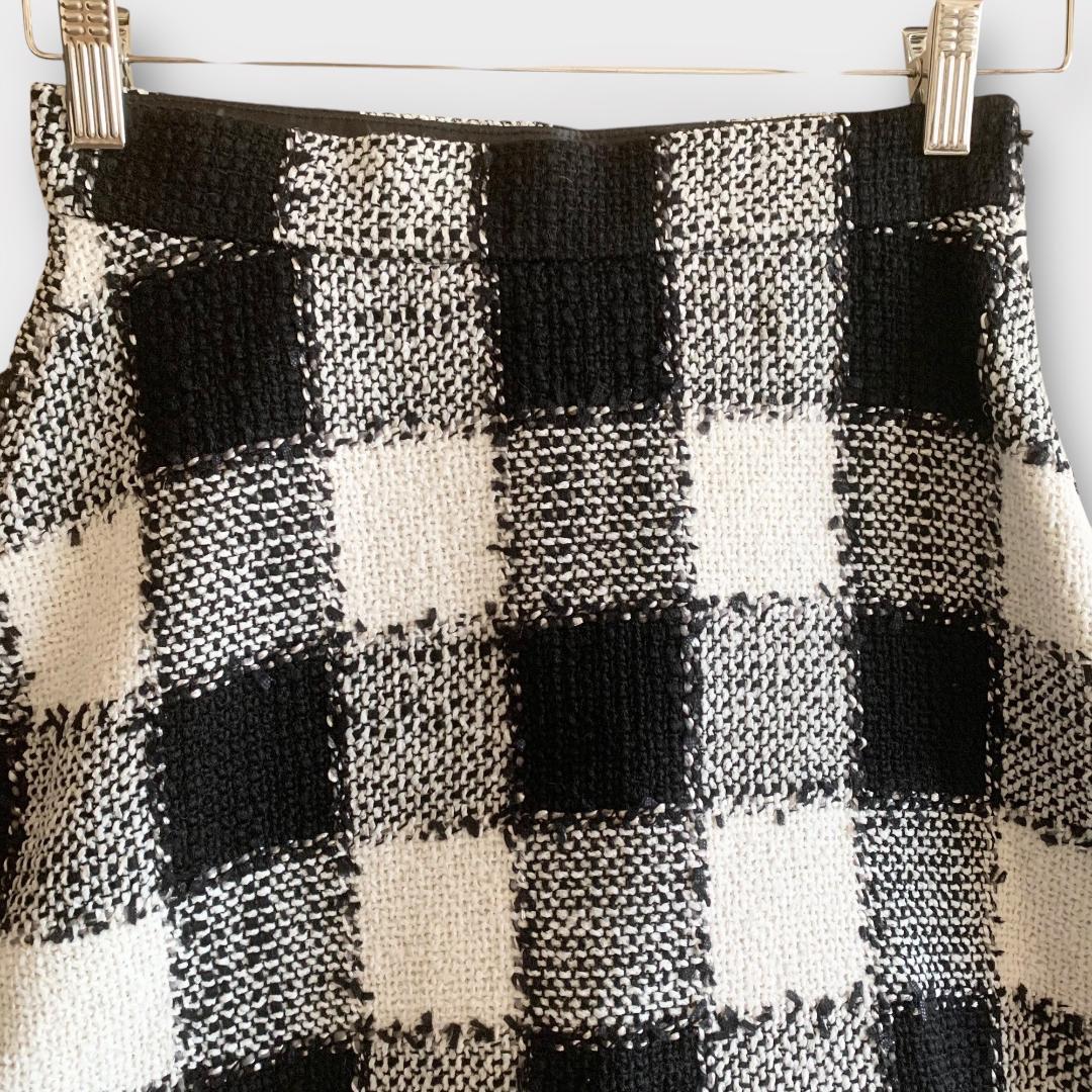★sheller❤️シェリエ　チェックツイードショートパンツ　キュロット　ブ