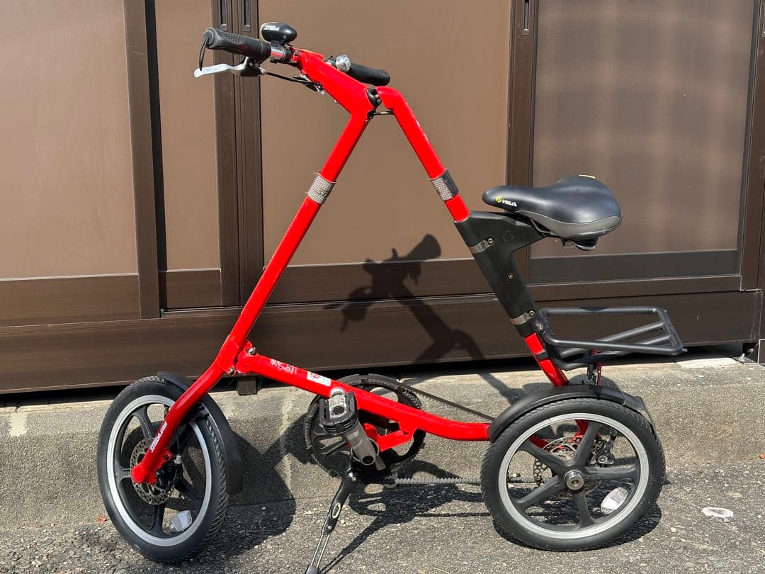 折りたたみ自転車 ストライダ 「STRiDA LT」 レッド 16インチ