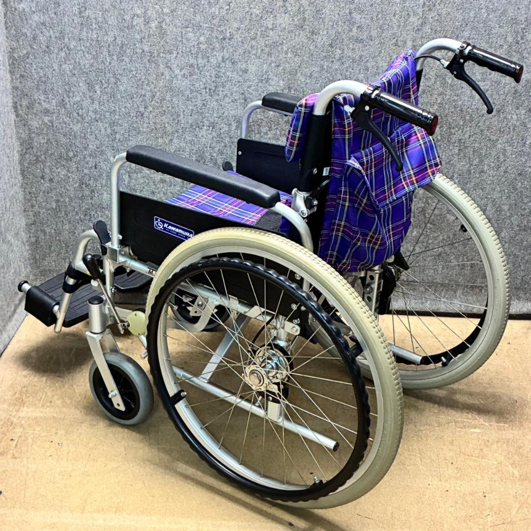 カワムラ　自走式車イス　KA822B-N3　厚クッション　　26158