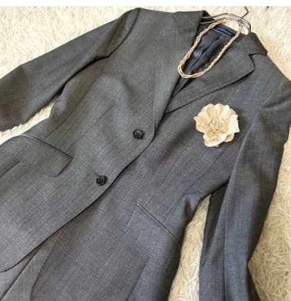 ✨極美品✨ ニューヨーカー セットアップ ロング丈 モヘヤ混 卒業入学式 9号