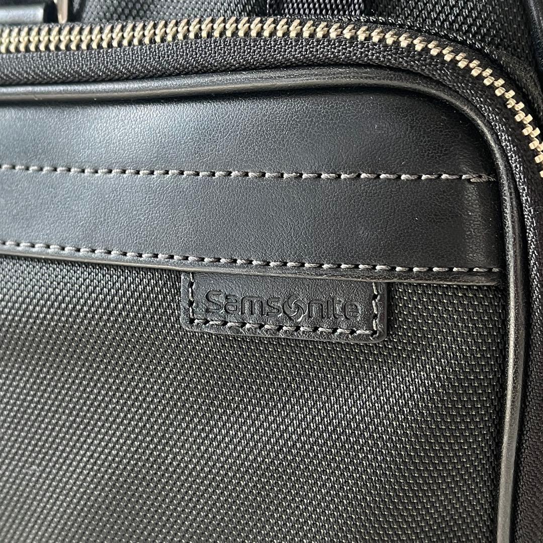美品✨サムソナイト　エピッドプラス　ブリーフケース　レザー　ブラック　2way
