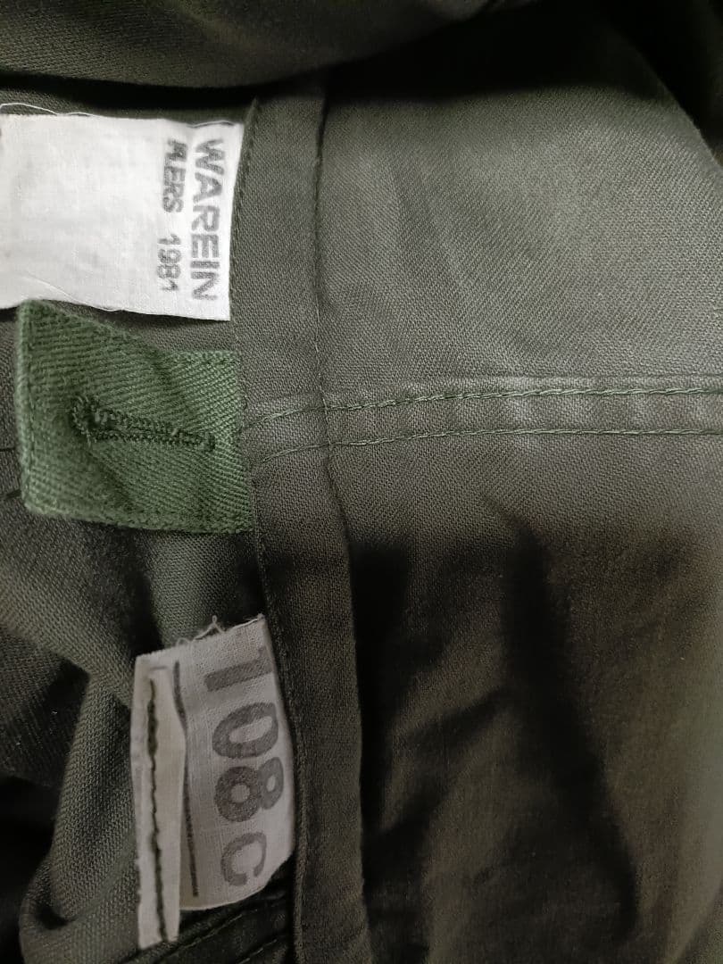 フランス軍 M64 パーカー 108C 実物