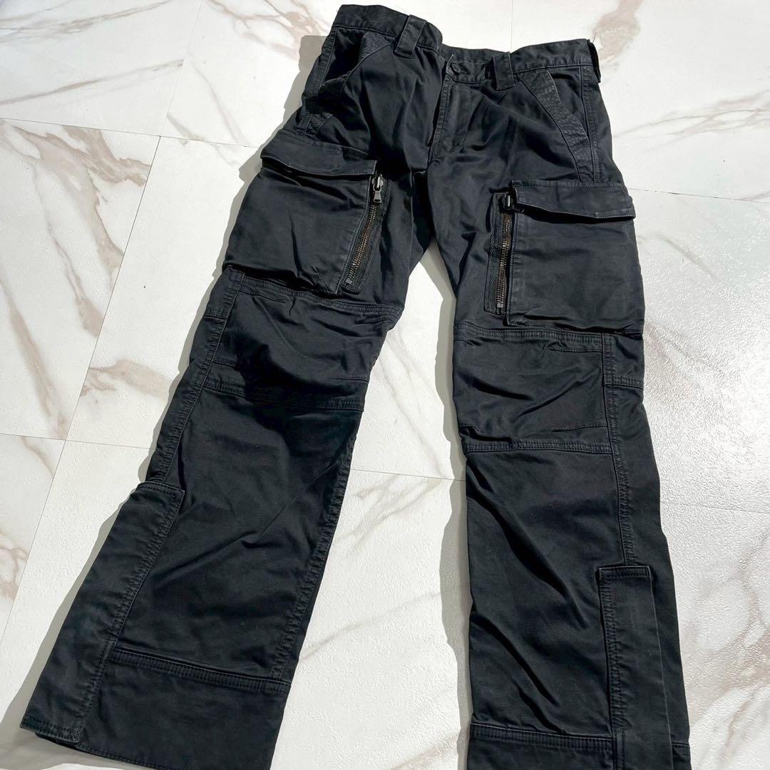 【希少】リップヴァンウィンクル カーゴパンツ アーカイブ Y2K 黒 Lサイズ