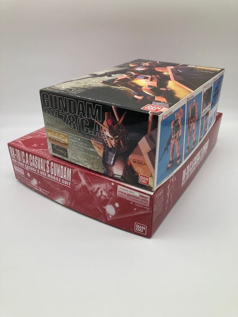 ガンプラまとめ売り ①MGキャスバルガンダム ②MGキャスバルガンダム3.0