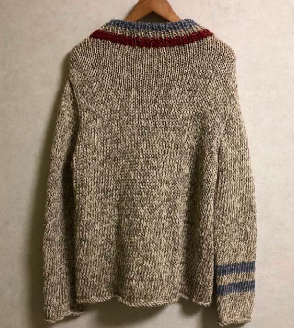 kapital キャピタル ハンドニットチルデン Vネック セーター