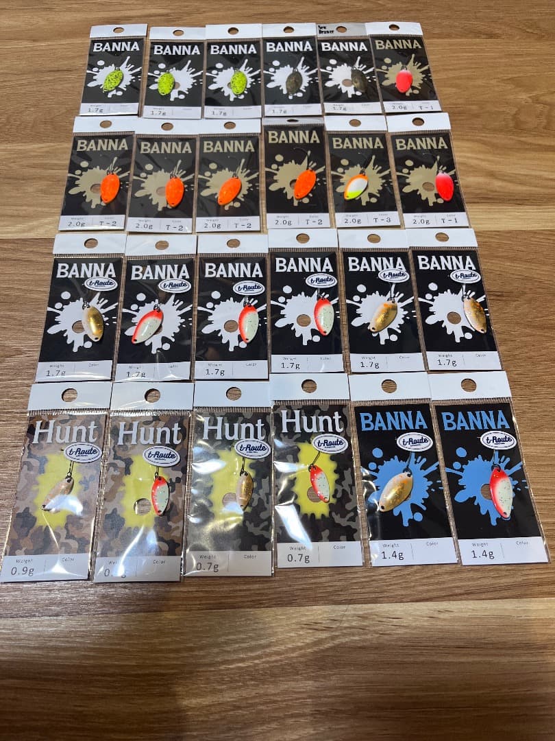 【最安値】ニュードロワー バンナ2.0g ハント　放流力ラー入り ２４点セット