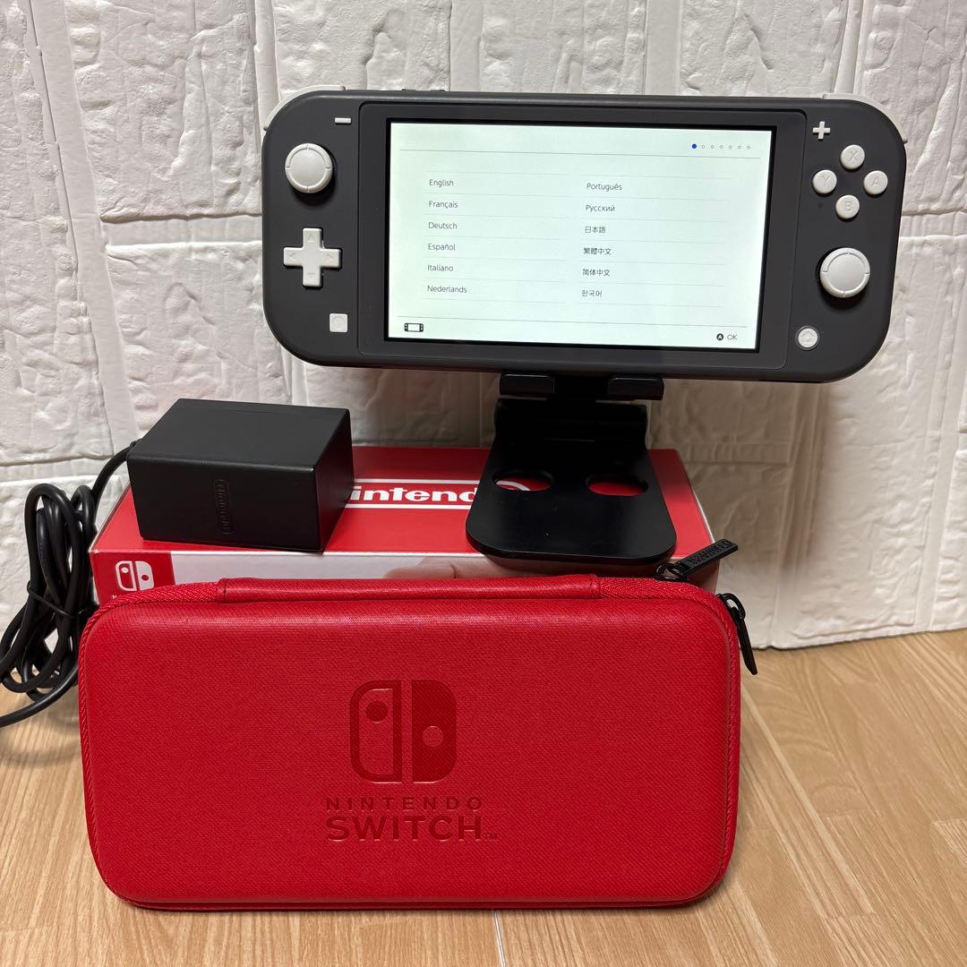 Nintendo Switch Lite グレー 本体 + ACアダプター