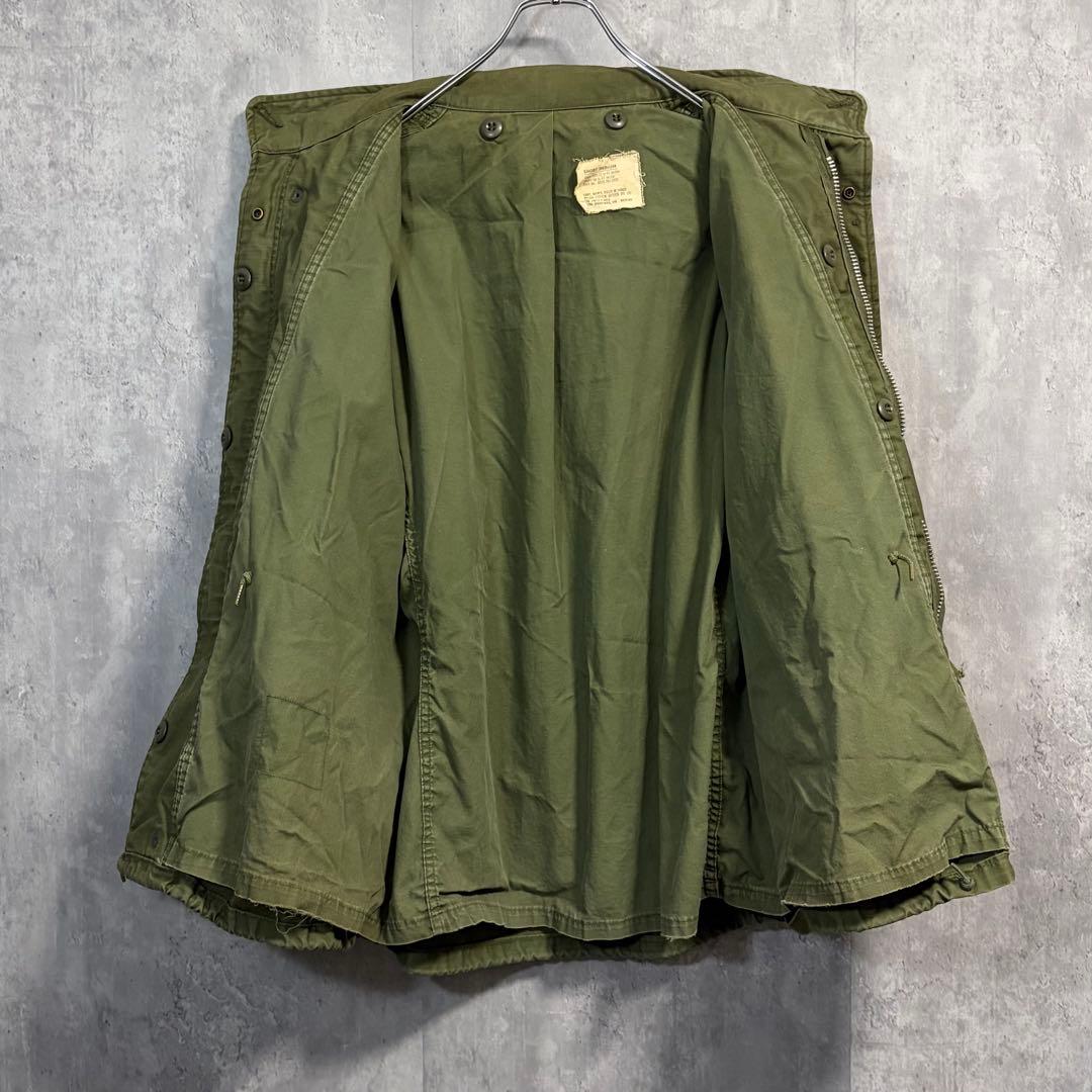 りゅうちゃん様希少67年製米軍実物M-65 2nd アルミジップ S-Mアルファ