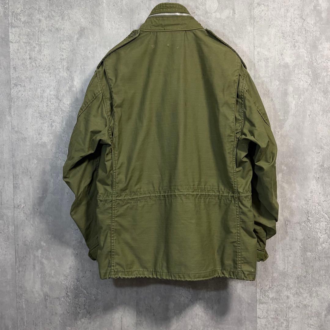 りゅうちゃん様希少67年製米軍実物M-65 2nd アルミジップ S-Mアルファ