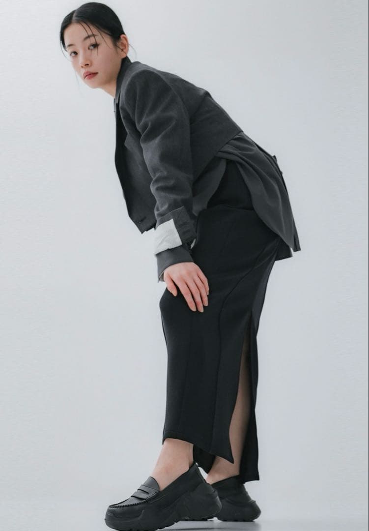 AKIKOAOKI(アキコアオキ) STUDIOUS別注　厚底　ローファー37