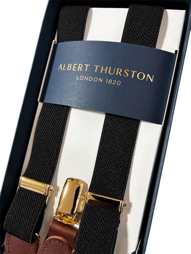 【早い者勝ち】アルバートサーストンサスペンダー英国製 高級 ハンドメイド
