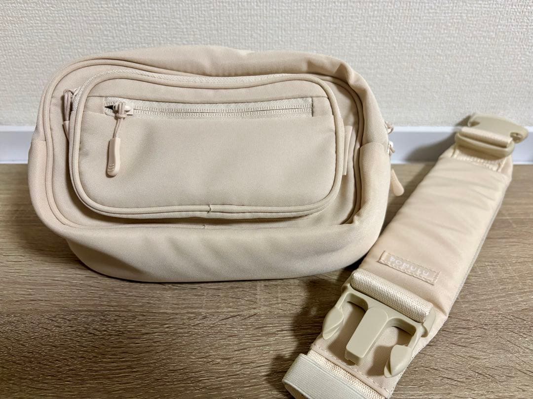 POMULU 2WAYヒップシート ナチュラルアイボリー(数回使用のみ)