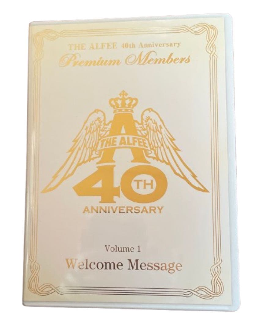 THE ALFEE40周年プレミアムメンバーズDVD5本セット★リーフレット他付