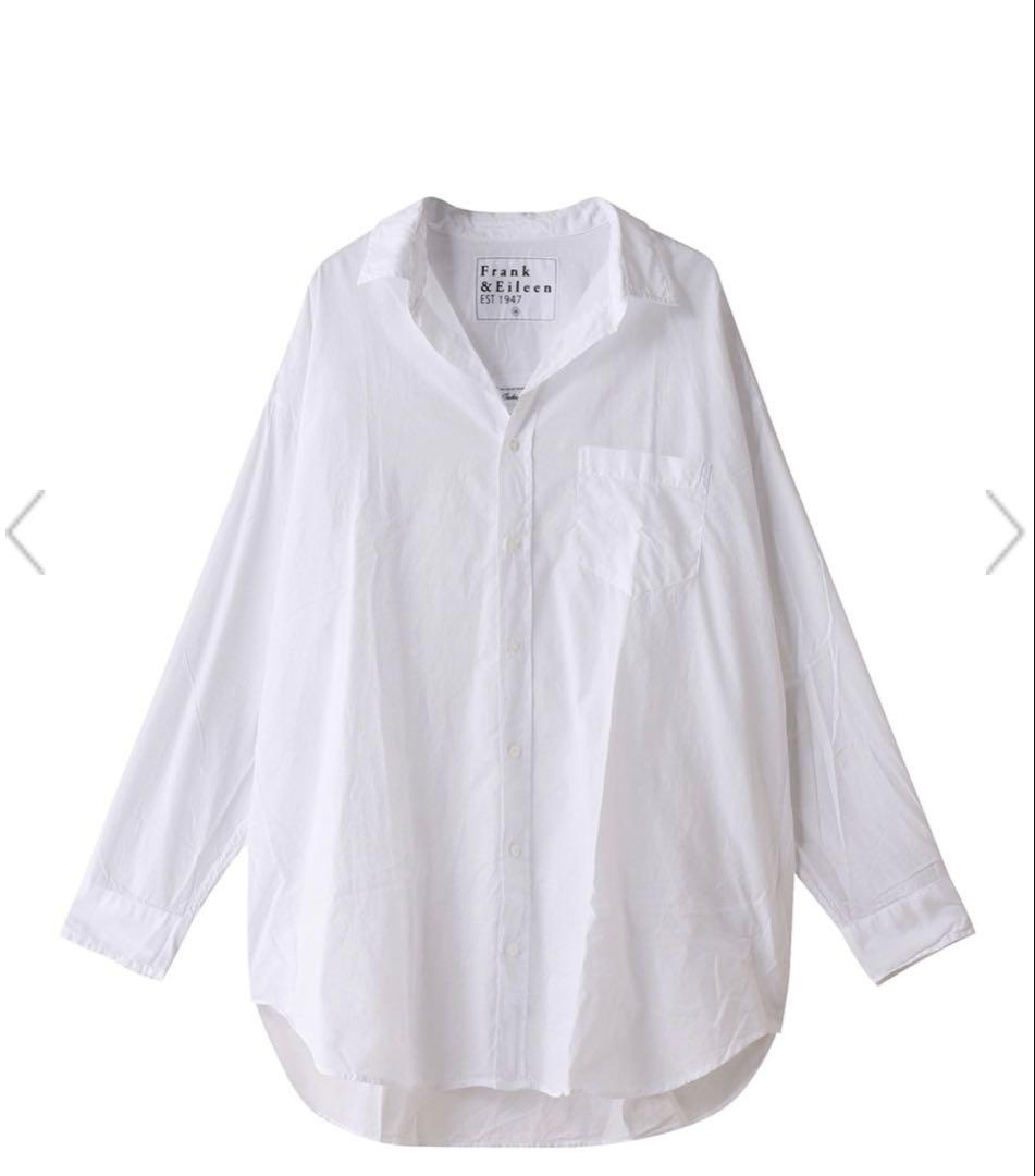 新品未使用　フランク&アイリーンMACKENZIE ビックシャツ　ホワイト