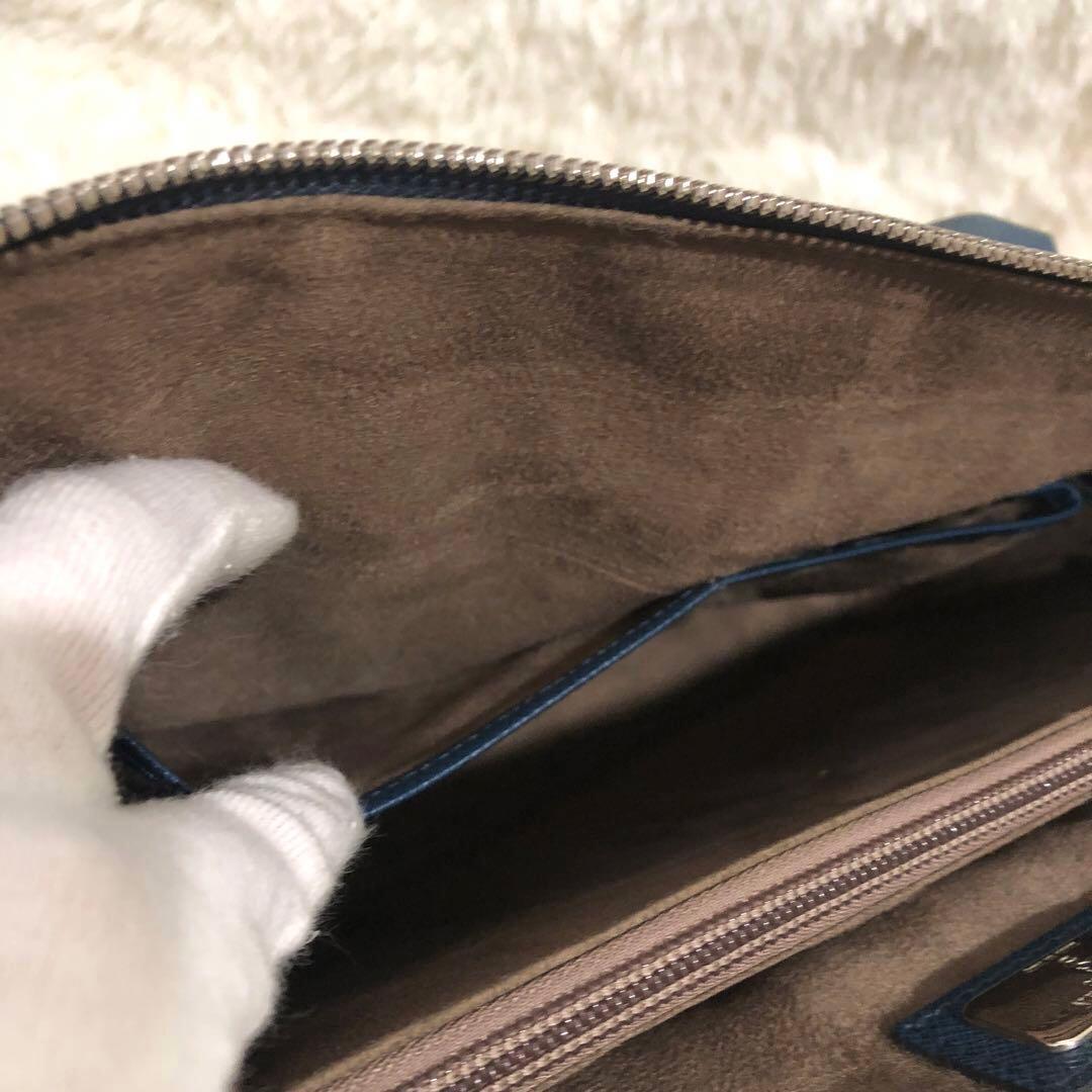 未使用級✨セラピアン レザー　2way ビジネスバッグ　ショルダーバッグ メンズ