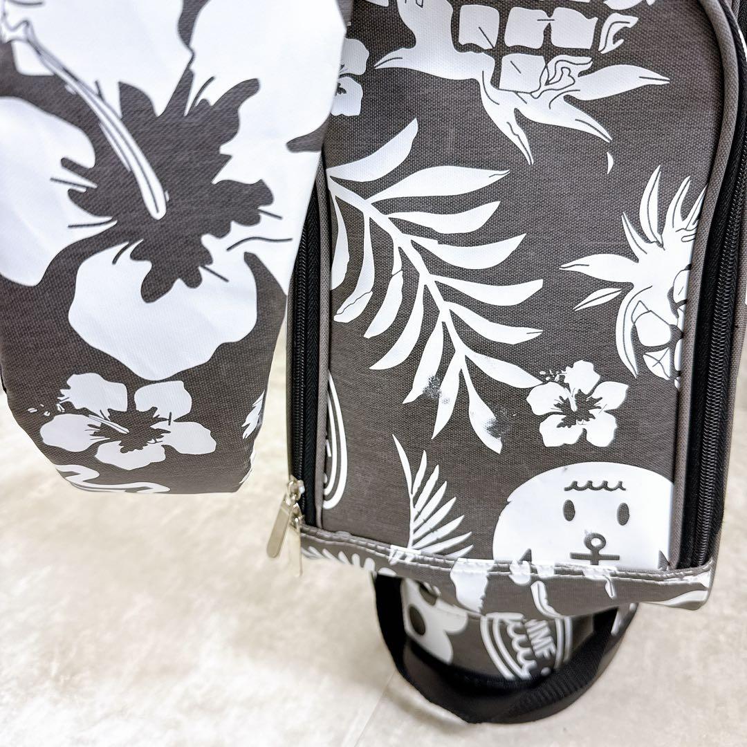 美品 MUTA MARINE ムータマリン スタンド キャディバッグ アロハ柄