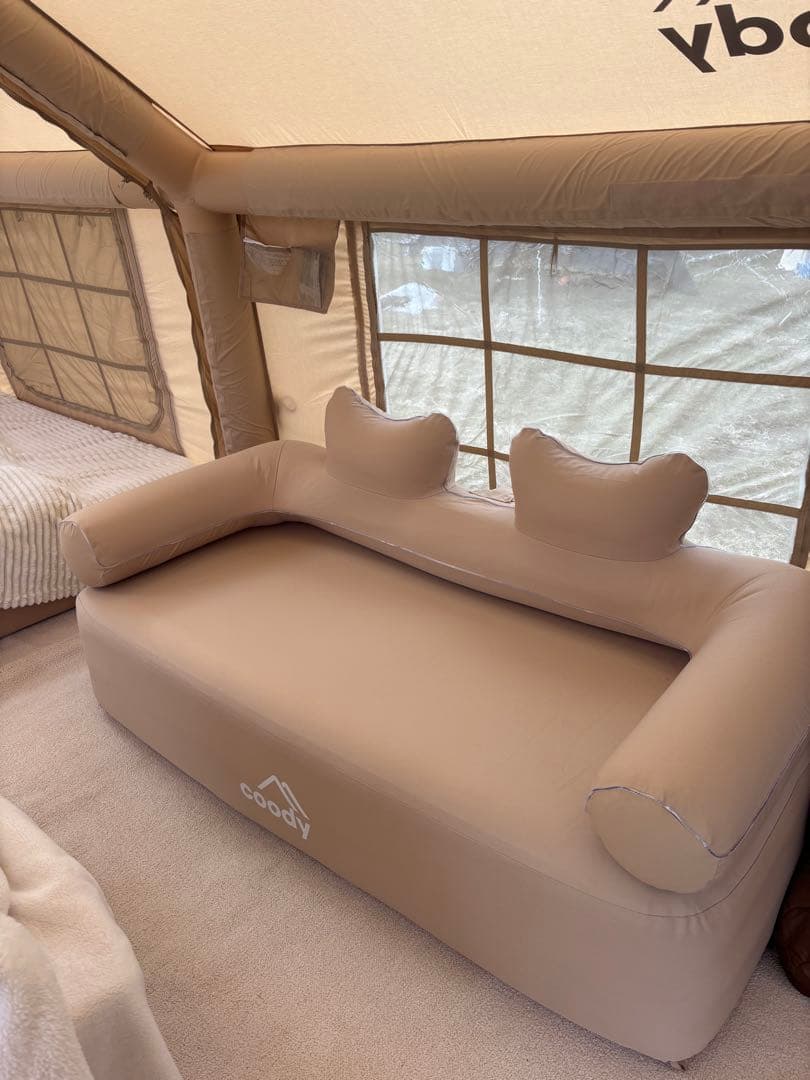 【美品】coodyエアソファ