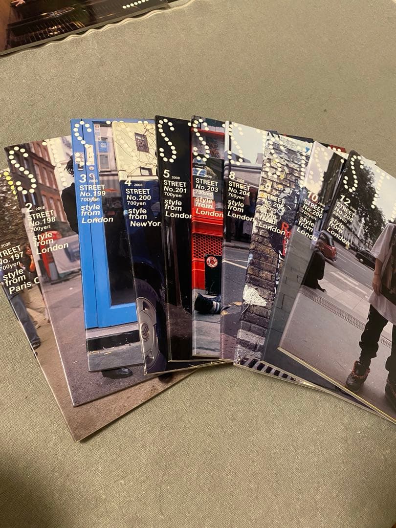 STREET 雑誌 21冊まとめて2008年〜2011年　廃盤