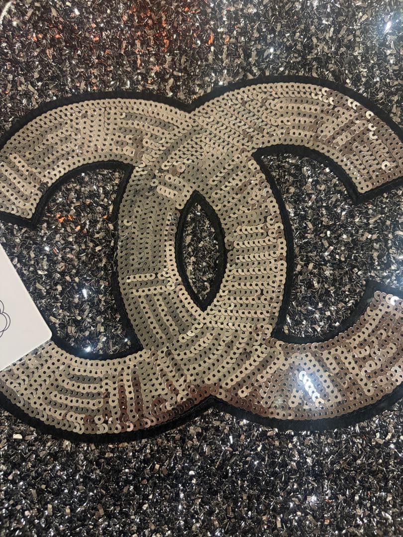 CHANEL スパンコールトートバッグ