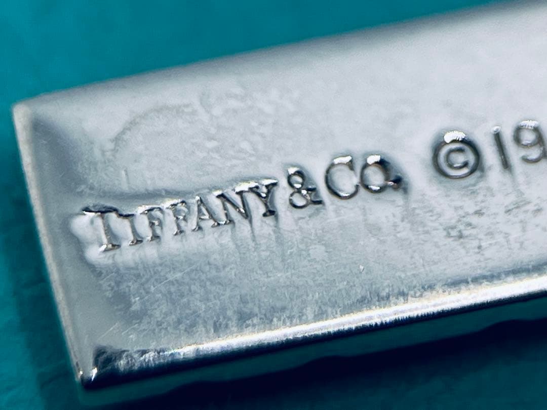 c876 美品　ティファニー　アトラス　1995 ネクタイピン　シルバー　925