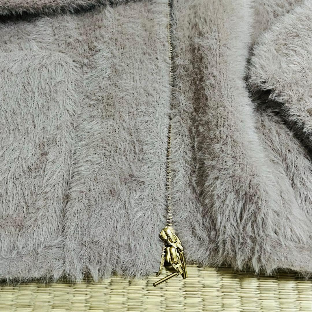 COHINA ダブルフェイスフェザージップブルゾン